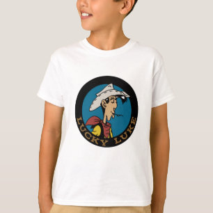 Camiseta El vaquero personalizado Luke afortunado en diseño