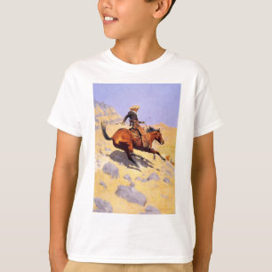 Camiseta El vaquero (por Frederic Remington)