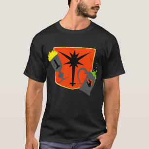 Camiseta El vaso con el almirez tiene el pellet con el
