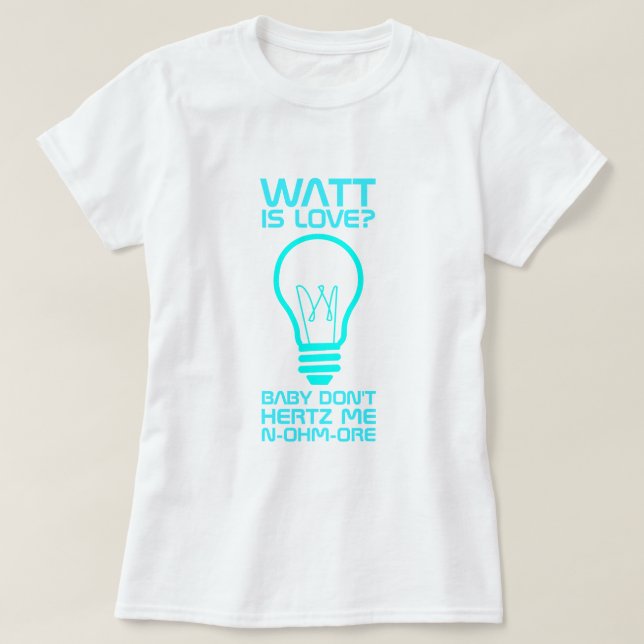 Camiseta El vatio es amor (Diseño del anverso)