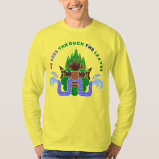 Camiseta Él ve a través de las hojas