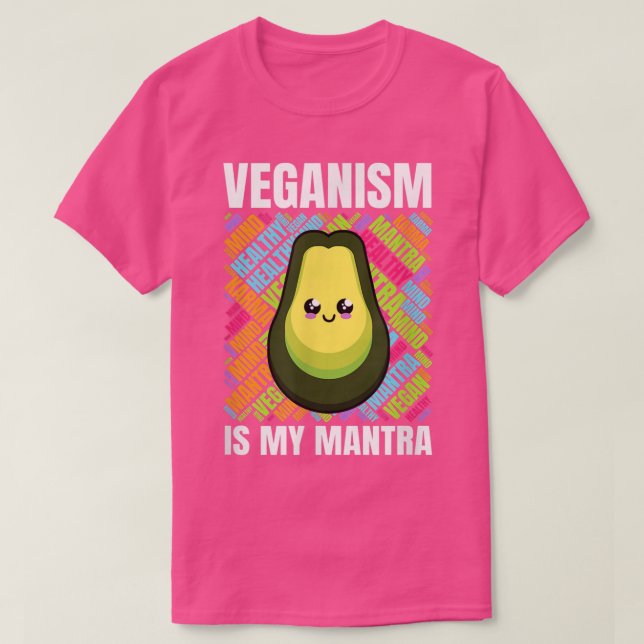Camiseta El Veganismo Cuto Es Mi Paladar Mantra (Diseño del anverso)