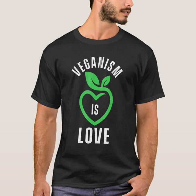 Camiseta El Veganismo Es Amor Verduras Alimentos Salud Orgá (Anverso)