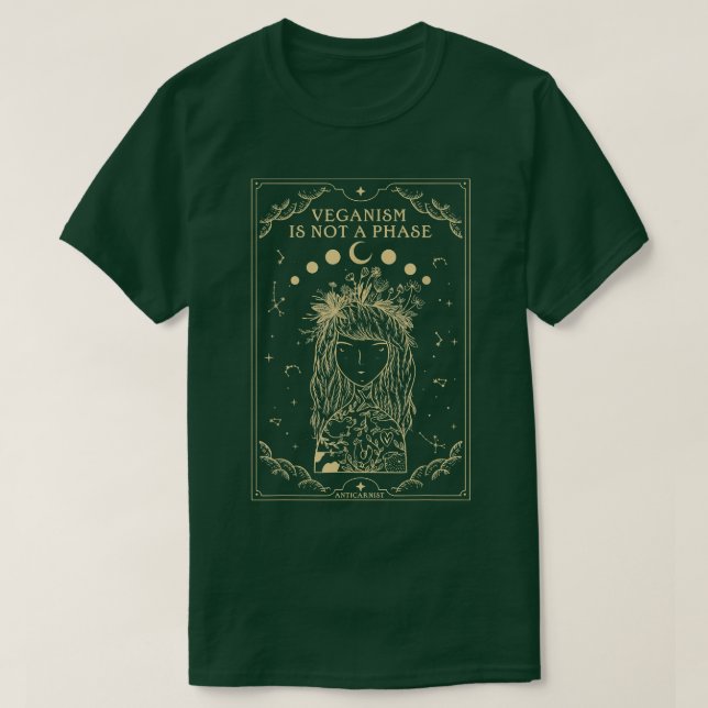 Camiseta El veganismo Metalizado vegano no es un veno de ta (Diseño del anverso)