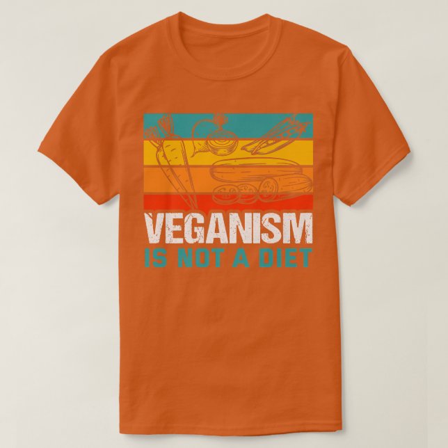 Camiseta El veganismo no es una dieta Meme Vegan Plant Powe (Diseño del anverso)