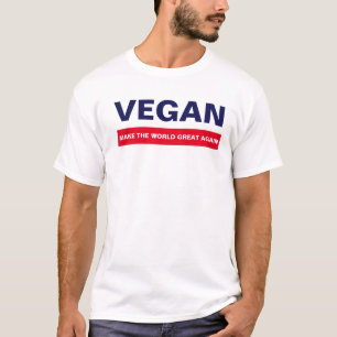 CAMISETA EL VEGANO HACE EL MUNDO GRANDE OTRA VEZ