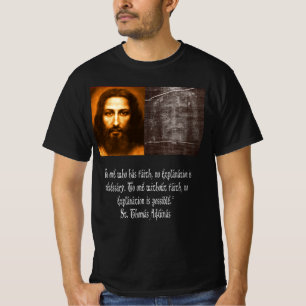 Camiseta El velo de Jesús de Turín Mandylion Cara Santa d