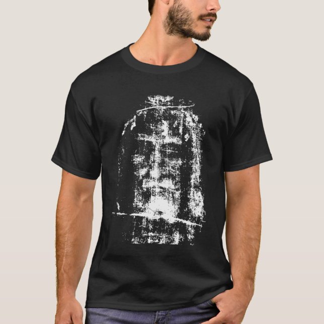 Camiseta El velo de Turín Jesucristo Cara280 (Anverso)