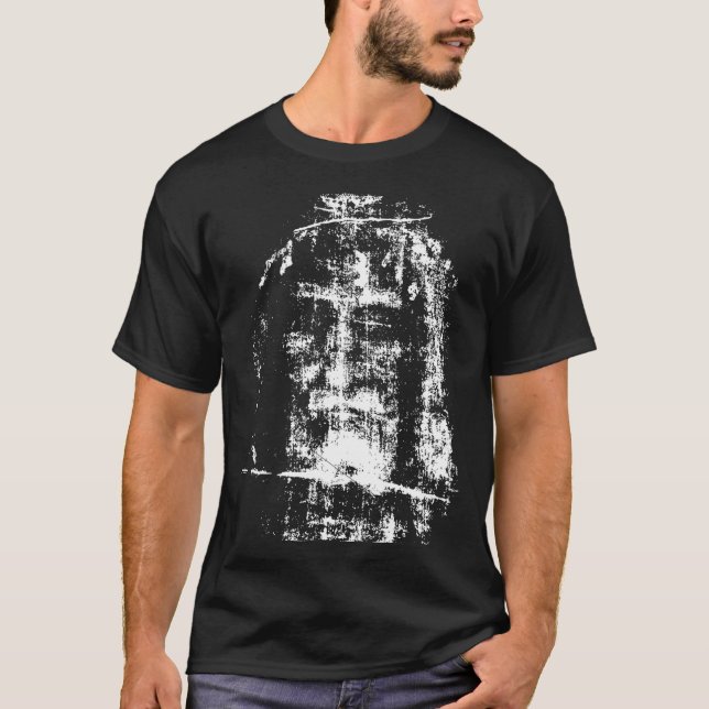 Camiseta El velo de Turín, la cara de Jesucristo (Anverso)