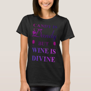 Camiseta El Velo Es Dandy Pero El Vino Es Divino Halloween
