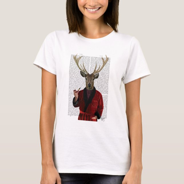 Camiseta El venado en la Chaqueta de Fumar (Anverso)