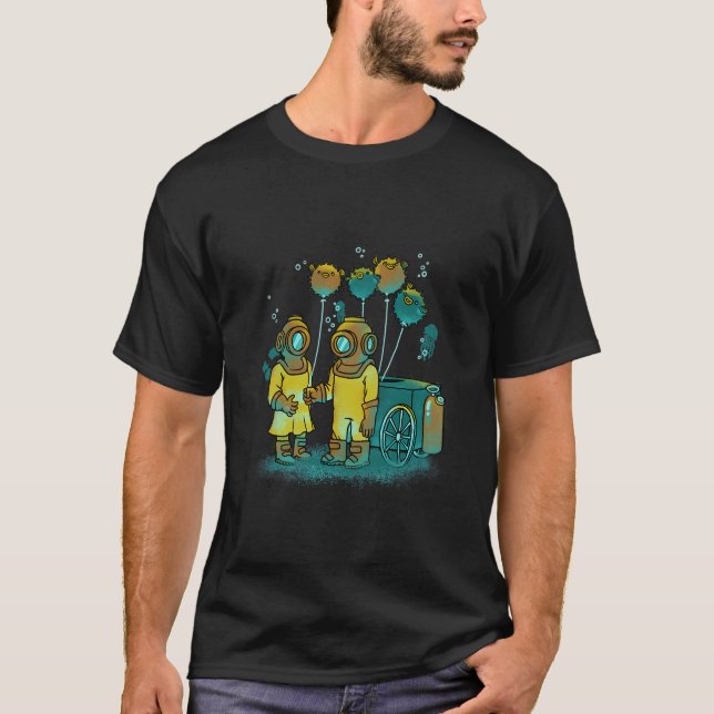 Camiseta El Vendedor de Peces Globo (Anverso)