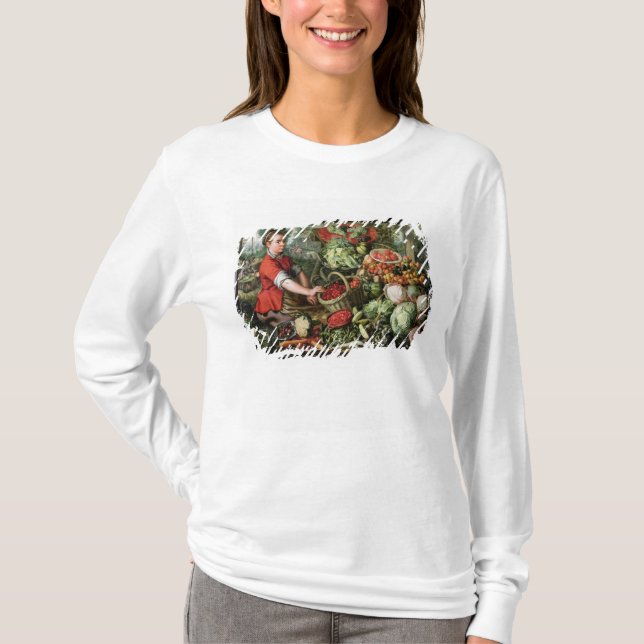 Camiseta El vendedor vegetal (Anverso)