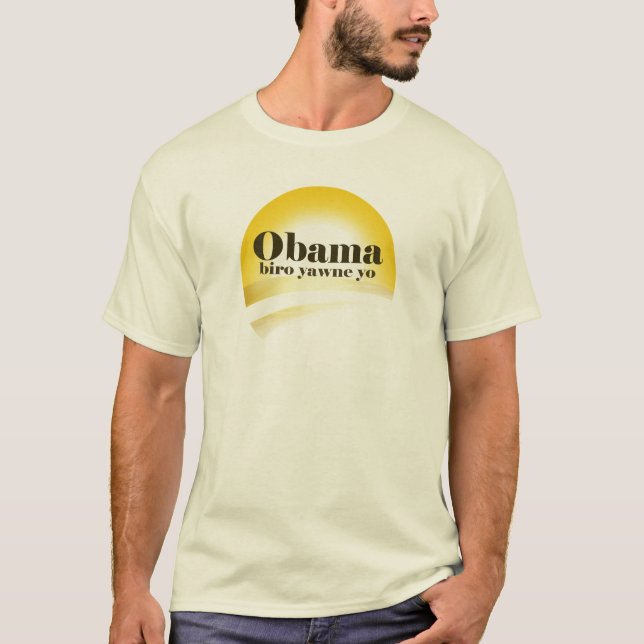 Camiseta El "venir de Obama. Despeje la manera. "Camiseta (Anverso)