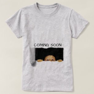 Camiseta El venir pronto personalizado del bebé del