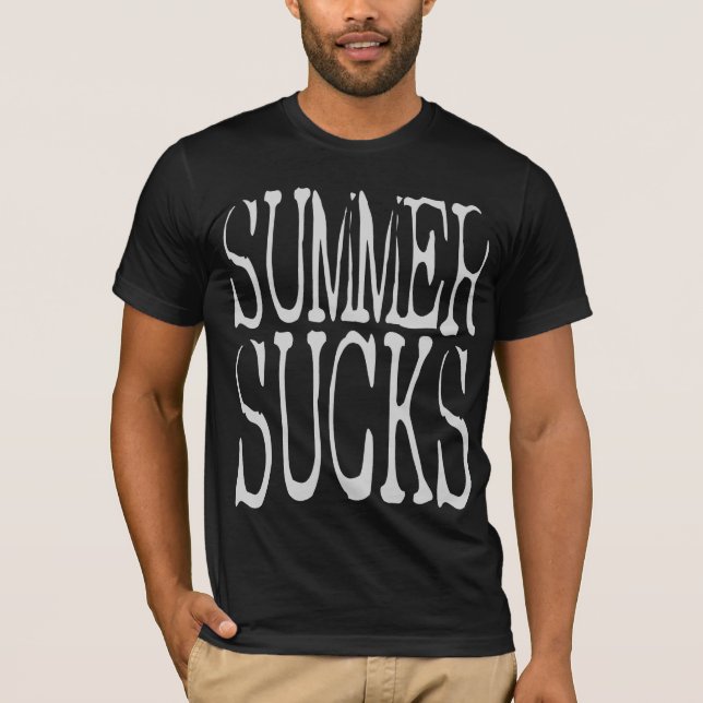 Camiseta El verano apesta (Anverso)