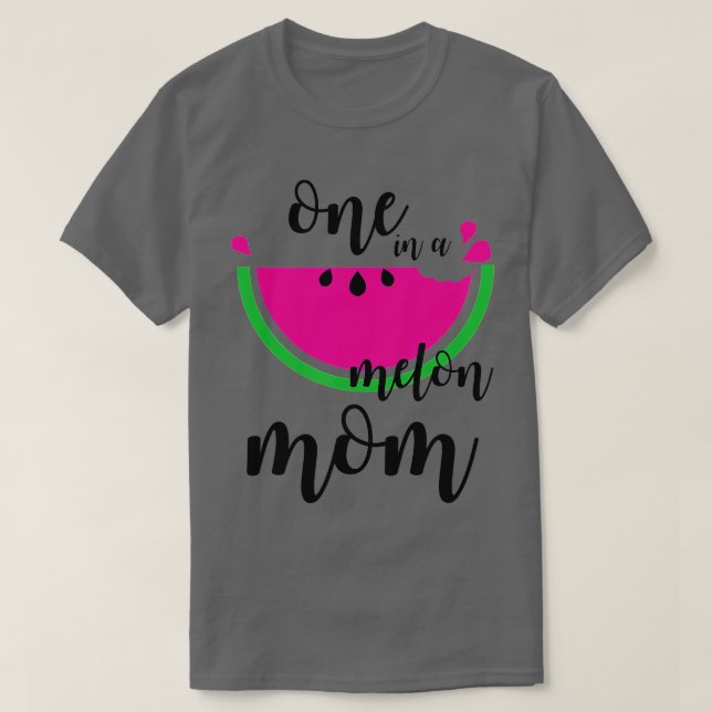 Camiseta El verano de la sandía uno en la fruta de melón Gu (Diseño del anverso)