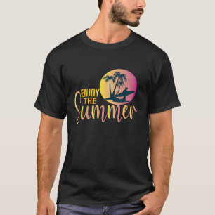Camiseta El Verano De Vacaciones Disfrute Del Surf De La Ol