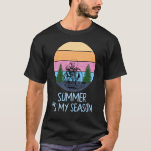 Camiseta El verano es mi temporada el campamento de vacacio