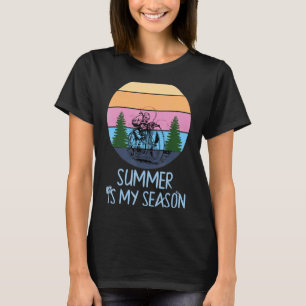 Camiseta El verano es mi temporada el campamento de vacacio