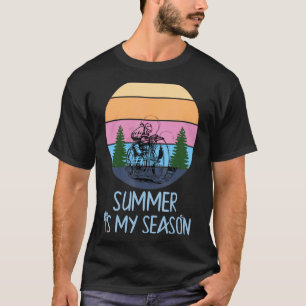 Camiseta El verano es mi temporada el campamento de vacacio
