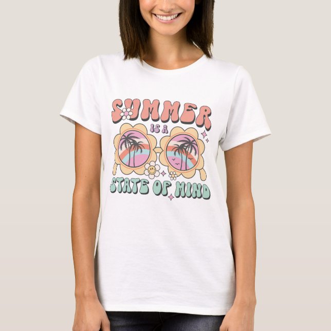 Camiseta El Verano Es Un Estado De Mente (Anverso)