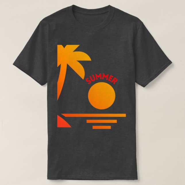 Camiseta El verano está aquí 10 (Diseño del anverso)