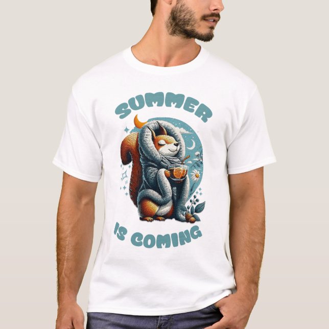 Camiseta El verano está llegando (Anverso)