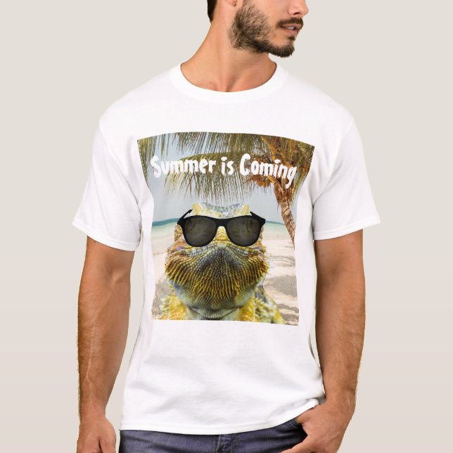 Camiseta El verano está llegando (Anverso)