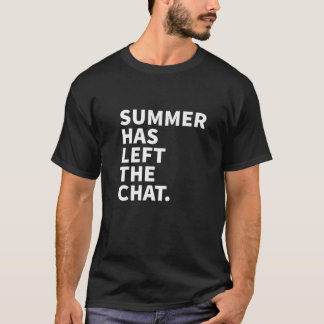Camiseta El Verano Ha Dejado El Nombre Personalizado Del Ve