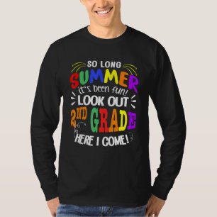 Camiseta El Verano Largo Es Divertido Mirar El Par De 2º Gr