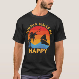 Camiseta El verano me hace feliz el crucero de vacaciones d