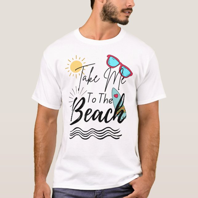 Camiseta El Verano Me Lleva A La Playa (Anverso)