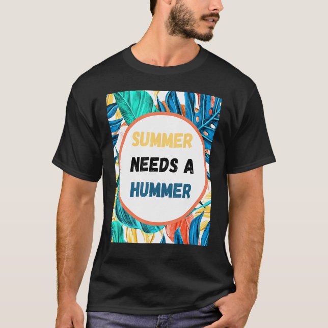 Camiseta El verano necesita un humor (Anverso)