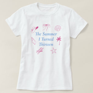 Camiseta El verano que cumplí trece Playa de Conchas de Mar