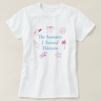 Camiseta El verano que cumplí trece Playa de Conchas de Mar