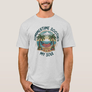 Camiseta El verano suaviza mi alma: Palmeras y Palmeras