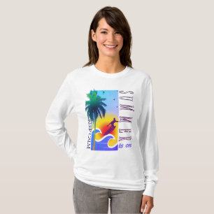 Camiseta El verano tranquilo está fuera de la escuela