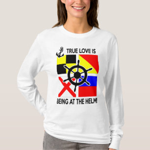 Camiseta El verdadero amor del marinero, navegar/navegar en
