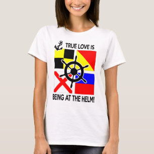 Camiseta El verdadero amor del marinero, navegar/navegar en
