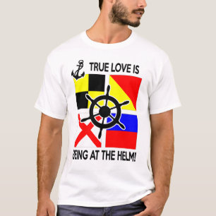 Camiseta El verdadero amor del marinero, navegar/navegar en