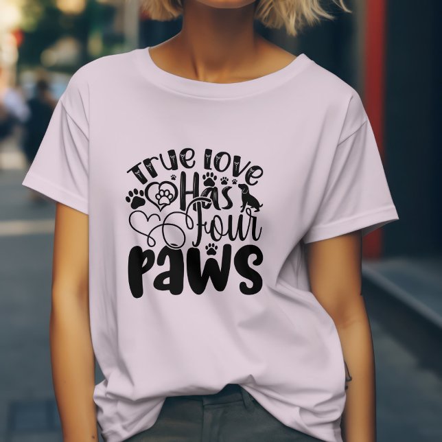 Camiseta El verdadero amor tiene cuatro varas para el amant (Subido por el creador)