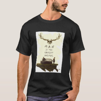 Camiseta El verdadero detective hombre es el animal más cru