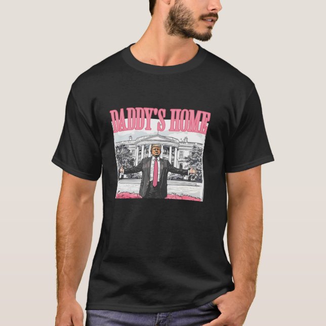 Camiseta El verdadero hombre bueno de papá Donald Trump (Anverso)