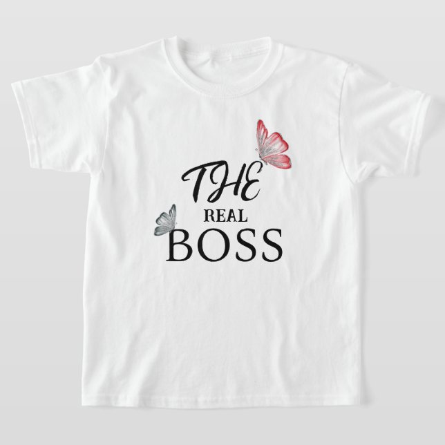Camiseta El verdadero jefe (Distribución)