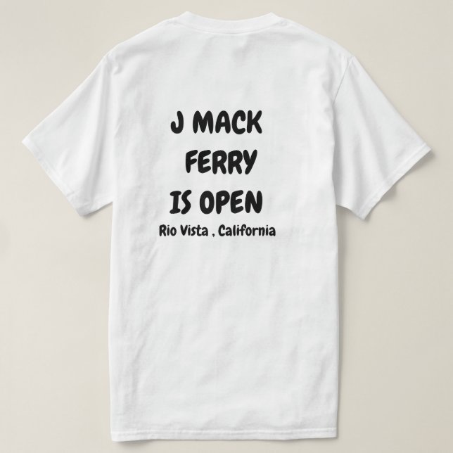 Camiseta El verdadero Mc Coy - J Mack Ferry T-Shirt (Reverso del diseño)
