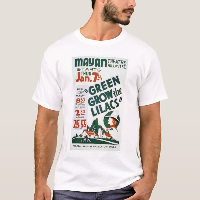 Camiseta El verde crece las lilas WPA 1937 (Anverso)