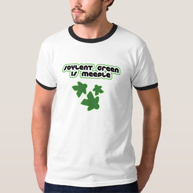 Camiseta El verde de Soylent es Meeple (Anverso)