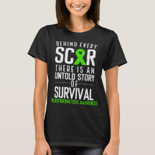 Camiseta El verde detrás de la conciencia sobre la neurofi