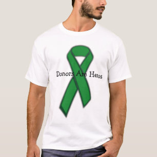 Camiseta el verde, donantes es héroes